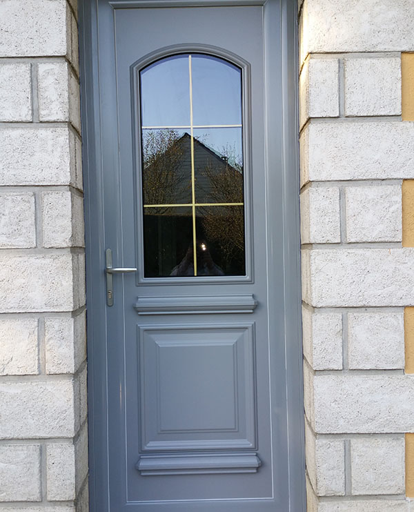 PVC laqué et panneau aluminium